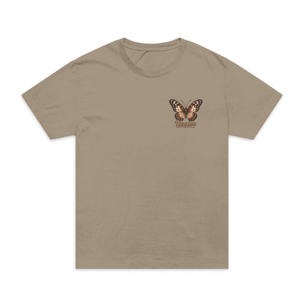 Butterfly Moon T-Shirt — Vintage Floral Mountain Graphic